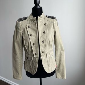 Eco Military Style Khaki Jacket Size M